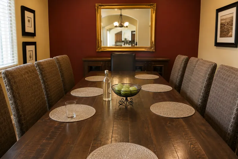 After cleaning: Dining Room
