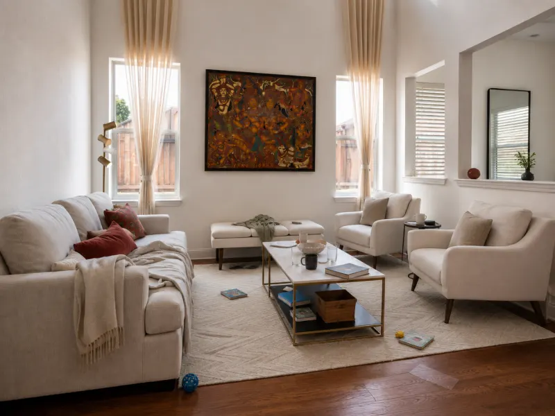 Before cleaning: Great Room