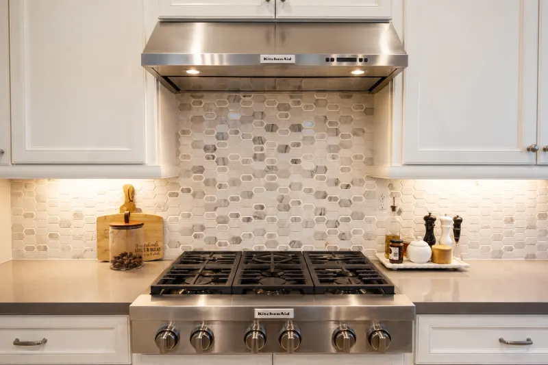 After cleaning: Kitchen
